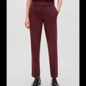 Barneys COS Maroon Pants